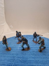 5pcs VTg army soldier war lead / metal miniature figurine figure