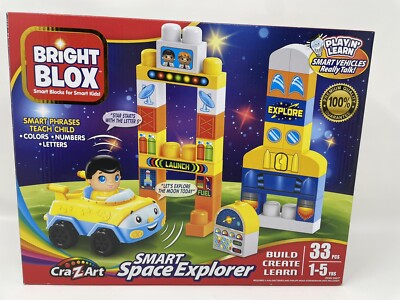 BRIGHT BLOX Smart Space Explorer Smart Blocks for Smart Kids 1-5