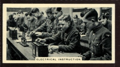 Tabakkarte, Ardath, LEBEN IM DIENST, 1938, RAF, Elektroanleitung, #38