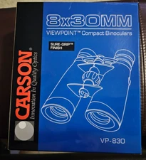 Carson Viewpoint Compact Binoculars 8x30 VP-830 NIP