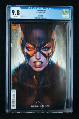 Catwoman #2 CGC 9.8 Stanley "Artgerm" Lau Variant Cover!