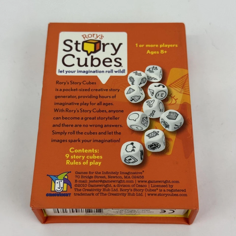 Rory's Story Cubes Cooperative Creative Storytelling Dice Game Used 8 Dice - Image 2 of 4