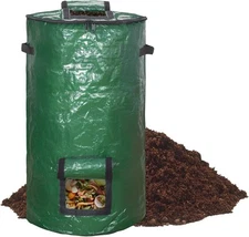 MyLifeUNIT Compost Bins Outdoor, Composting Bin for Outside Garden, Green 
