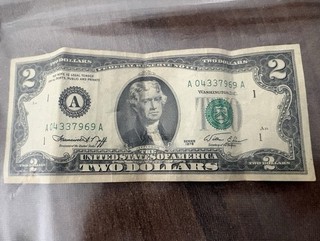 Two Dollar Bill Early And Rare