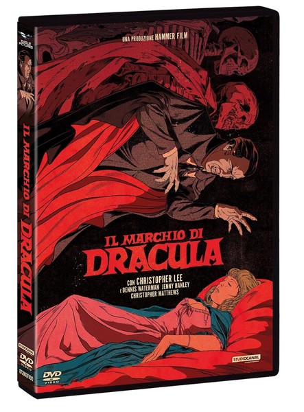 Dvd Mark Of Dracula Mit Christopher Lee Jenny Hanley Neu Versiegelt 1971-image