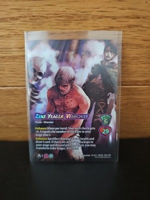 1X-Zeke Yeager, Warchief   Beast Titan, Finale (Alternate Art) - Foil-AoT03:  A
