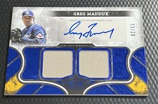 2025 Greg Maddux Padres 13/20 Topps Teir One Autograph Dual Jersey #AT1R-GM