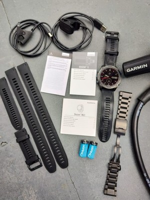 Garmin Descent Mk2i T1 Bundle Titanium Carbon Gray Band, Transmitter, 2 Chargers