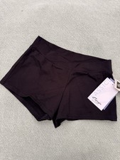 Capezio Boy Cut Shorts Black V front Cotton Lycra CC600 Dance child/adults