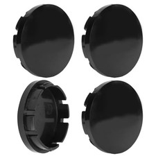 56mm 4PCS Car Wheel Center Hub Caps Black Compact Tyre Rim Hub Cap Cover