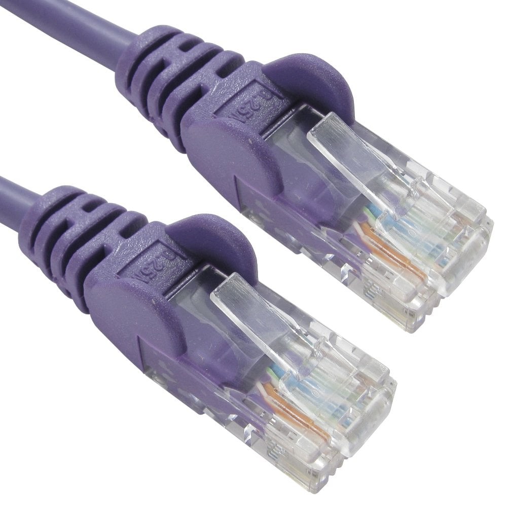 Cables Direct 15m Economy 10/100 Networking Cable - Violet