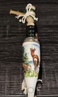 Antique GERMAN  Smoking Pipe Lidded Ceramic Porcelain Bowl Deer Stag — photo 4