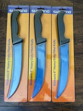 SHIMANO 8" HEAVY DUTY FILLET KNIFE LOT OF 3 (NEW)