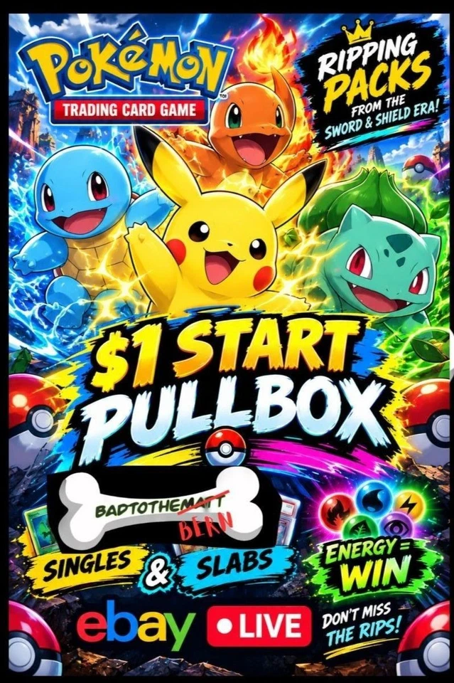 Sunday $1 start PULL BOX & SLABS w/ bern!!