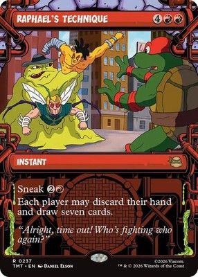 Raphael's Technique (Showcase) *FOIL* - Teenage Mutant Ninja Turtles - 237 - LP/