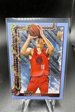 2025-26 Topps Holiday - Yang Hansen #H176 Holiday Light Blue & White Glitter...