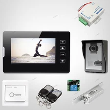 7inch Video Door Entry Phone Call System with Touch Panel Monitor for Apartment