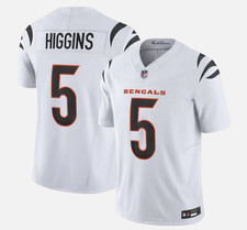 Mens Bengals 5 Higgins Limited White Stitched Jersey Gift For Christmas