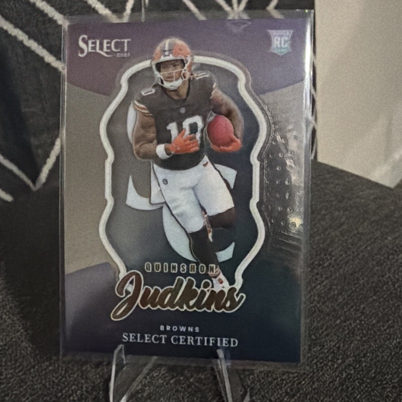2025 Panini Select - Select Certified Rookies Quinshon Judkins #20 (RC)