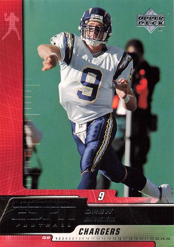 Drew Brees #80 2005 Upper Deck ESPN card