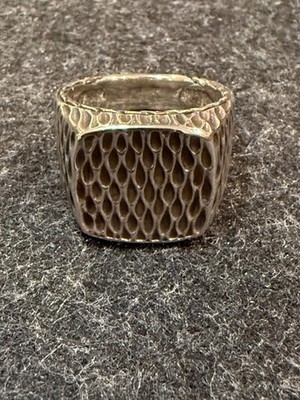 Men's John Hardy Silver Pattern Ring
