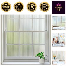 Non-Adhesive Frosted Window Film for Privacy   Static Cling, 17.5" x 78.7"