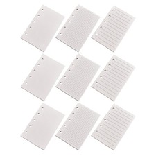9 Pcs Loose-leaf Notebook Pages Binder Inserts Paper Blank Journal Refill