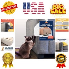 12 Pack XL Anti Cat Scratch Furniture Protector - Couch Protector from Cat Cl...