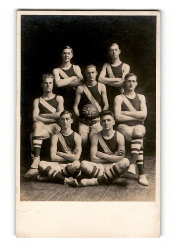 RPPC 1914 St. Ambrose College Basketball Team – Davenport IA – NOKO | eBay