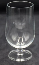 Swissair Inflight Service Wine Glass