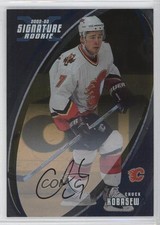 2002-03 ITG Be A Player Signature Series Gold Signatures Chuck Kobasew Auto 2d8