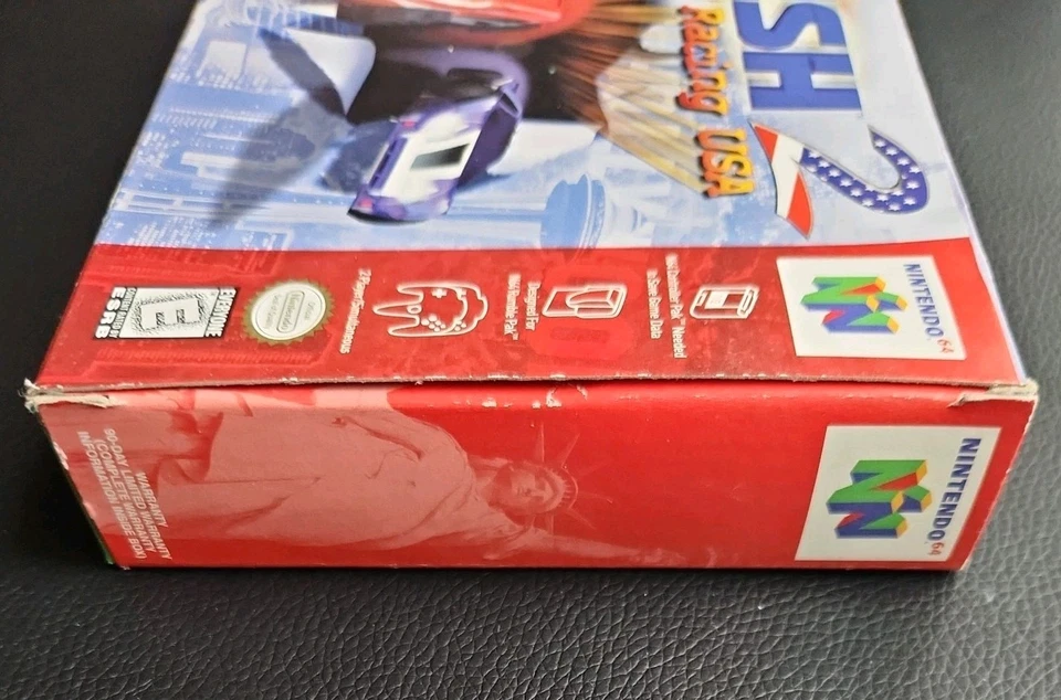 Rush 2: Extreme Racing USA (Nintendo 64, 1998) Autêntico Completo Na Caixa N64 - Imagem 4 de 4