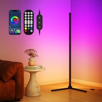 LED Stehlampe RGB Stehleuchte Standleuchte Dimmbar Ecklampe APP Wohnzimmer