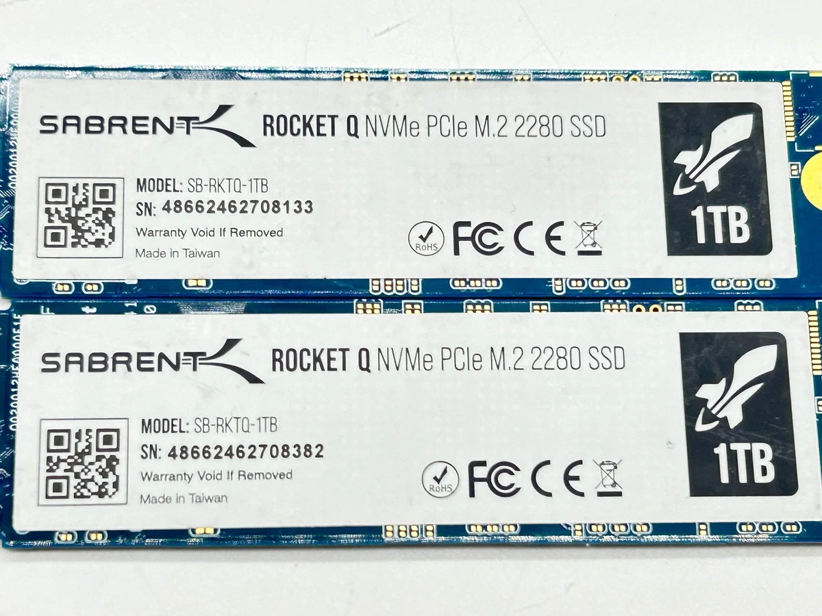 SABRENT M.2 Interface 1 TB Storage Capacity Solid State Drives for