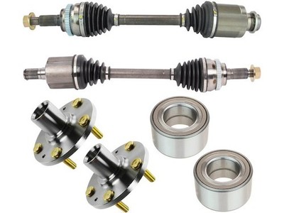 TRQ Axle Wheel Hub and Bearing Kit fits Mazda CX7 2007-2012 2.3L 4 Cyl 55ZNQQ