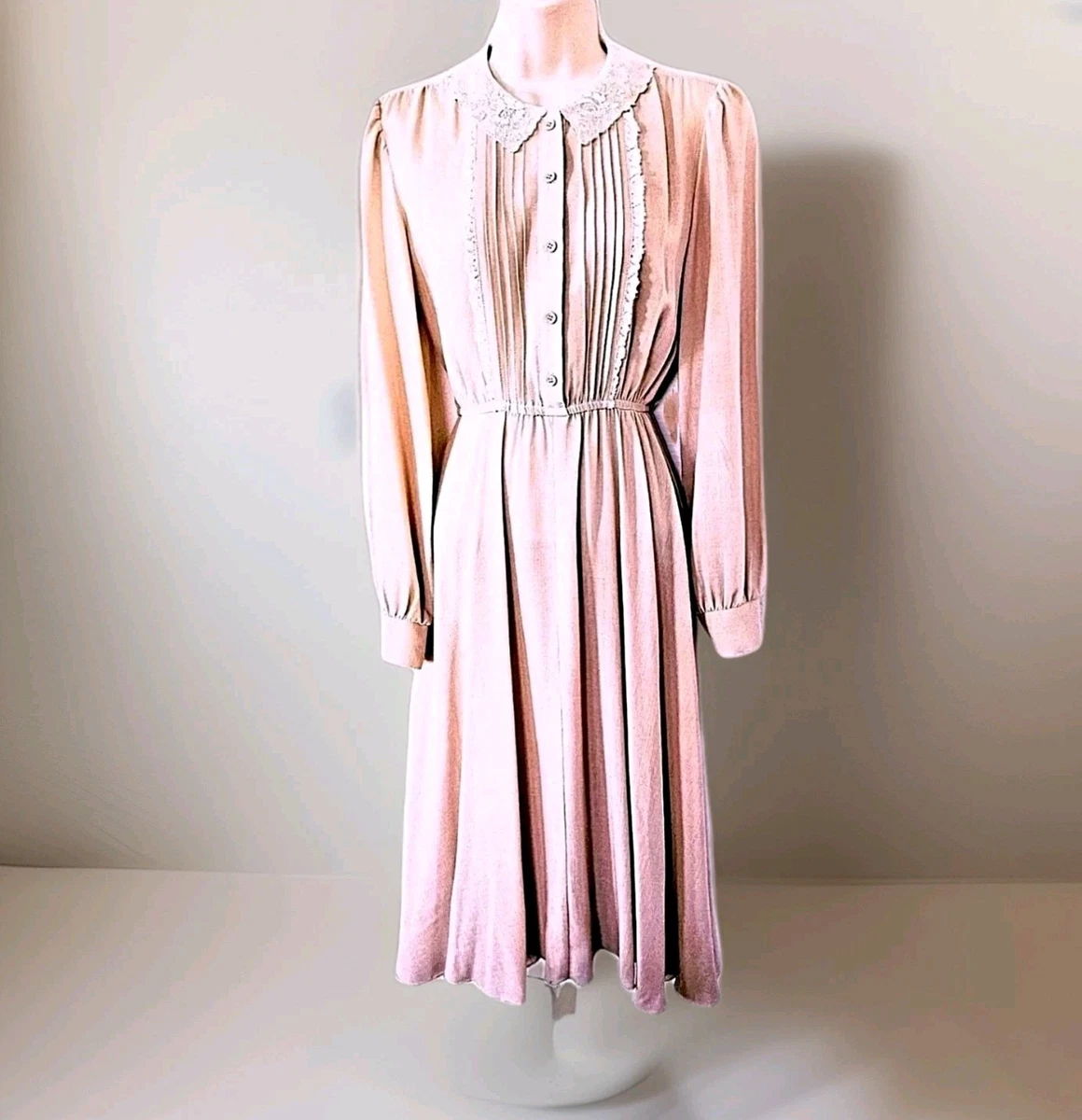 Lace Pink 1970s Vintage Dresses for Women for sale | eBay