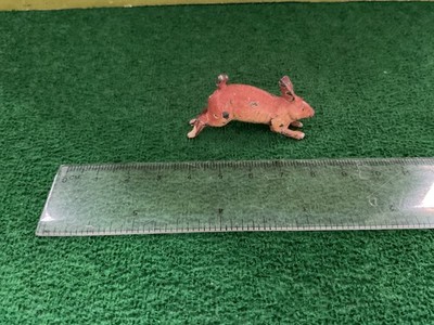 Vintage Cheralea Bleijagd/Bauernhof. Ein laufender Hase/Hase. Oversized.