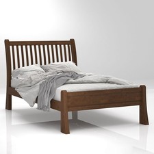 John Lewis Wooden Double Bed Frame Fair Condition READ DESCRIPTION 