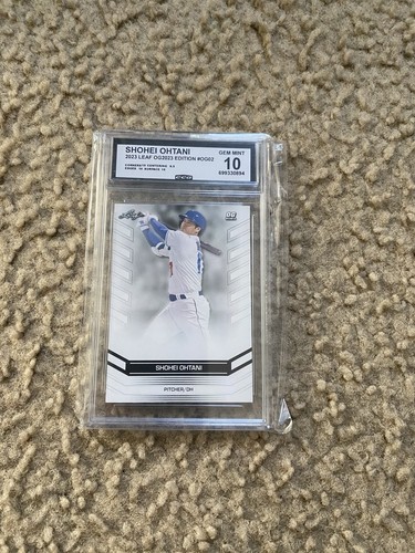2023 Leaf OG2023 Edition Shohei Ohtani #OG-02 Los Angeles Dodgers CCG 10 GEM MT