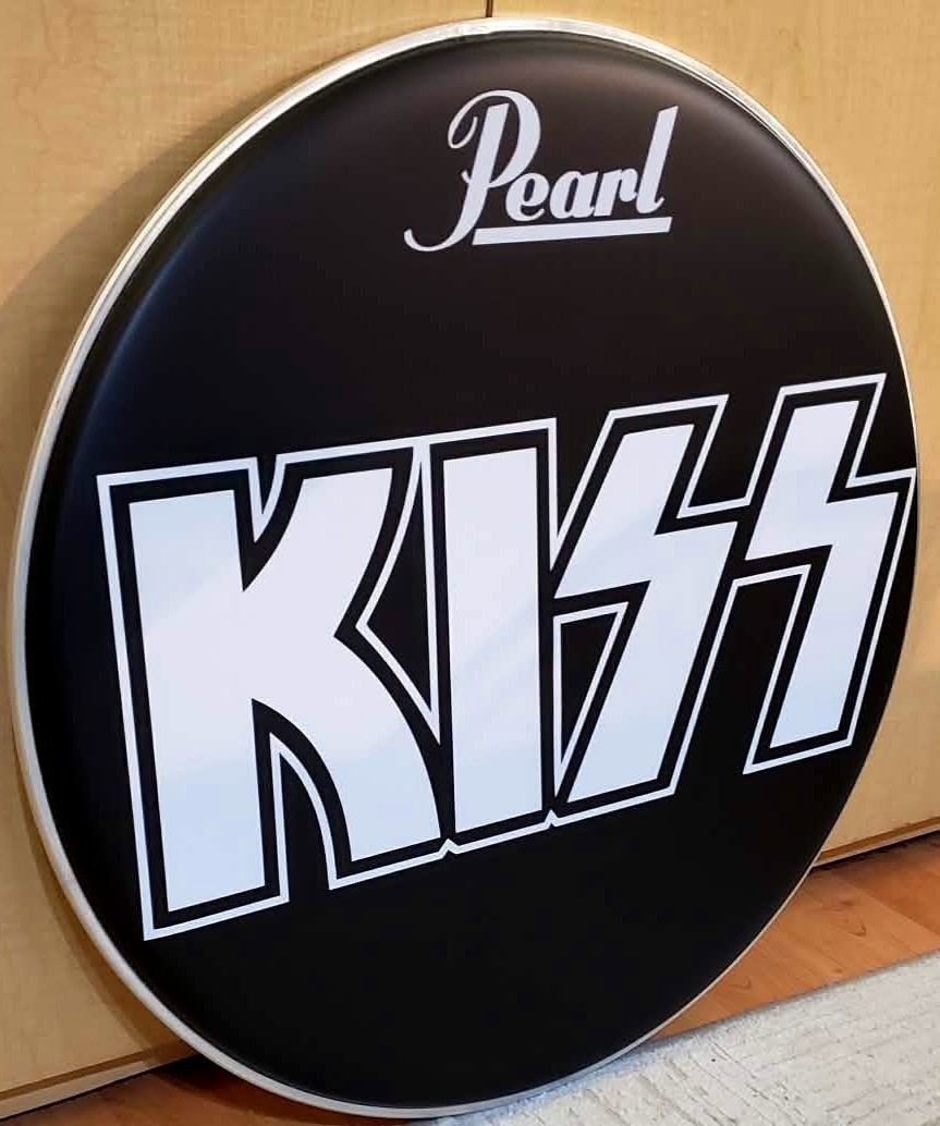KISS ドラムヘッド　2019Eric Singer 直筆サイン KISS, 22