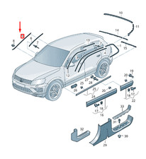 Pare-brise Volkswagen TOUAREG