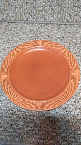 Redwing Red Wing ADOBESTONE Bittersweet/Burnt Orange Dinner Plate 10 inch