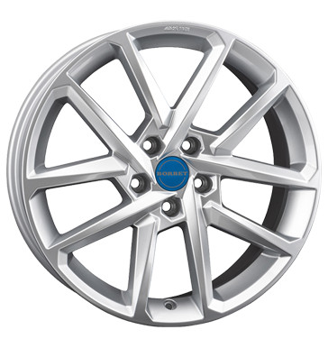 Borbet N 8,0x19 ET44 crystal silver Alufelge