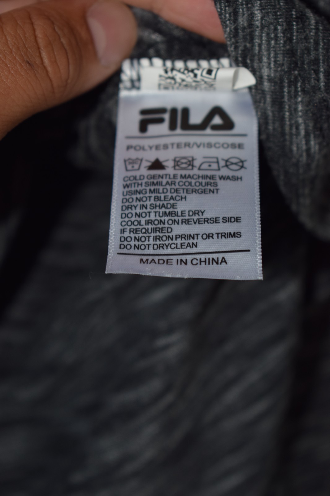 Fila Women’s Space-Dye Long Sleeve Performance Tee - Heather Gray image 6
