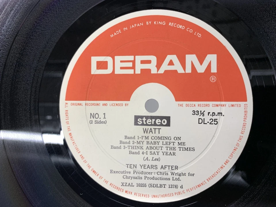 TEN YEARS AFTER WATT Japan LP [55270ER] - Image 2 of 2