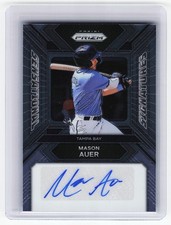 2024 Panini Prizm #SS-MA Mason Auer Sensational Signatures Tampa Bay Rays