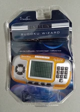 Einstein Sudoku Wizard New Sealed Hand Held Electronic Cards Game Box Damage