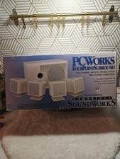 Cambridge Soundworks PCWorks CSW1000 Four Point Surround Speakers and Subwoofer