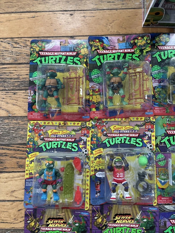Playmates TMNT Lot of 27 Retro Reissue Figures 2022–2025 Ninja Turtles - Image 2 of 4