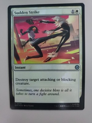 MTG Sudden Strike Marvel's Spider-Man Foil Uncommon 